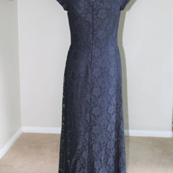 Lauren Ralph Lauren Luiana Lace Overlay Evening 8 - Picture 6 of 9